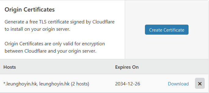 Cloudflare提供免費wildcard SSL證書