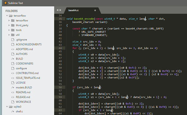 alt=Sublime Text Editor